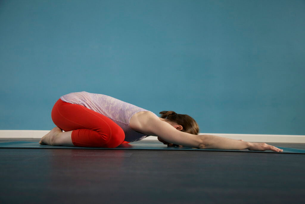 Yoga Mom Beginner child's pose