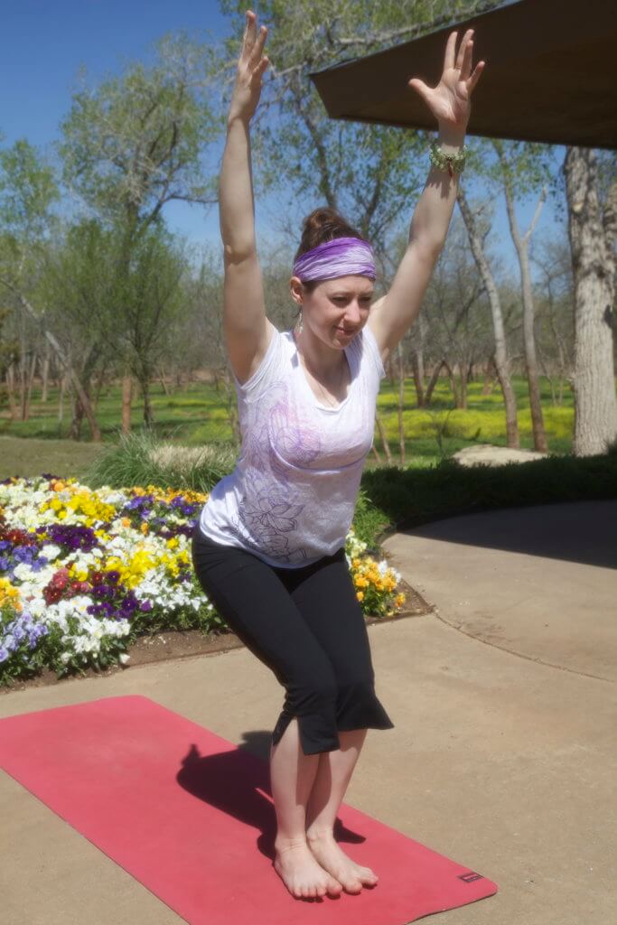 Yoga Mom Beginner Firebolt Pose
